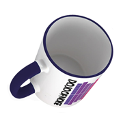 Contrasting Coloured Handle Mug Showing Contrasting Coloured Handle