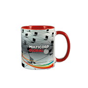 Two Tone Finish Mug Showing Two Tone Finish