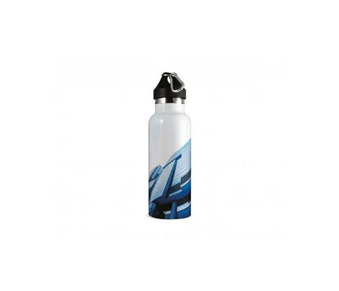 350ml Eevo-Sport Full Colour Sports Bottle - Standard Lid with Caribiner