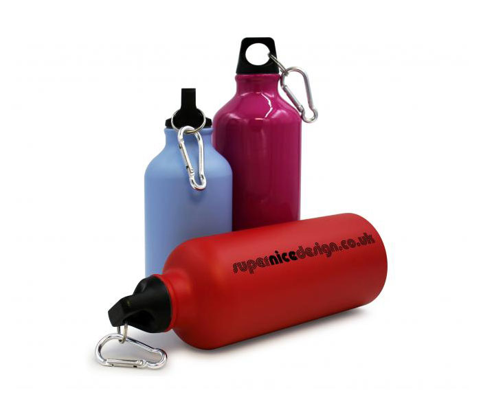 400ml ColourCoat Aluminium Sports Bottle