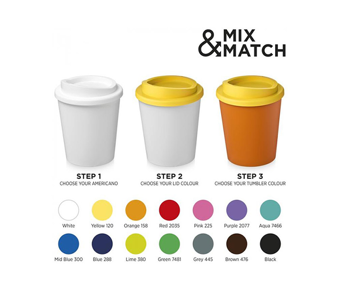 Americano® Espresso 250ml Tumbler - Mix & Match Colours
