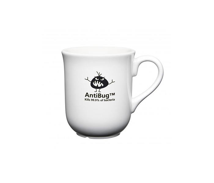 Bell Printed Mug with Antibug® Antimicrobial Coating