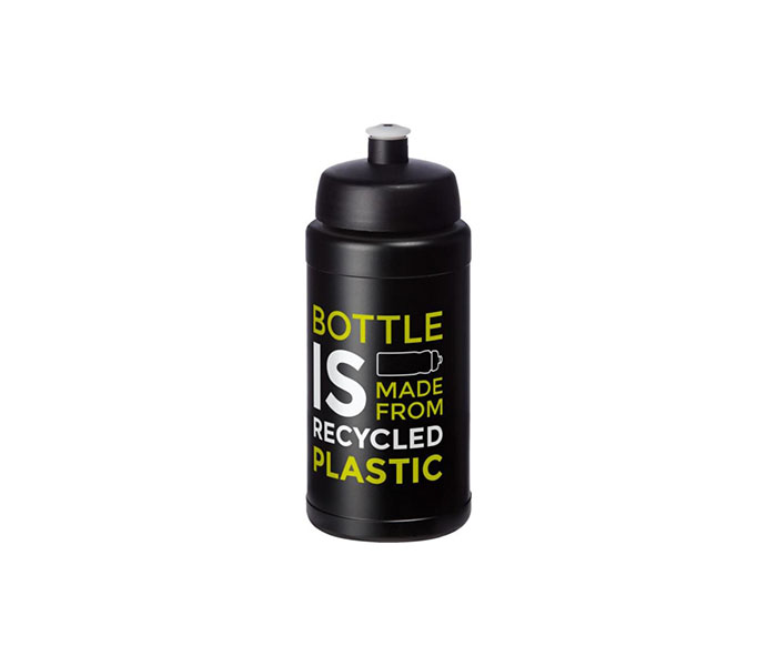 Black Baseline Plus® 500ml Recycled Sports Bottle