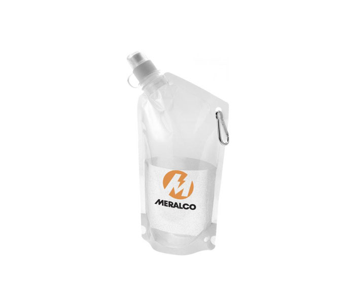 Clear Cabo Foldable Water Bottle