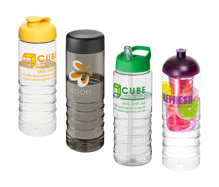 H2O Active Treble 750ml Sports Bottle