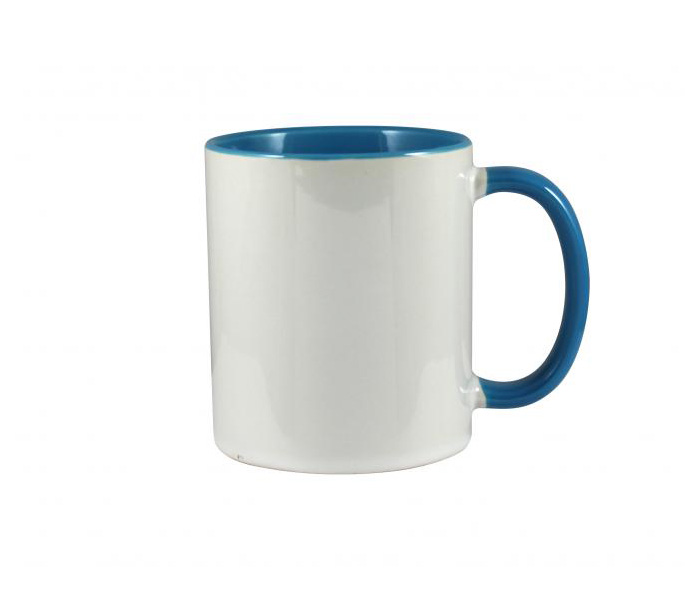 Light Blue Durham Two Tone Duraglaze Full Colour Mug