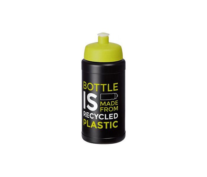 Lime Green Baseline Plus® 500ml Recycled Sports Bottle