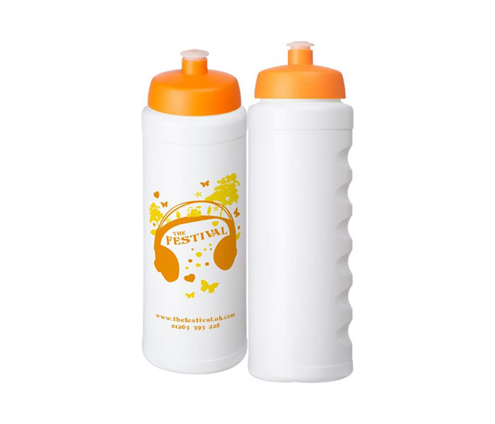 Orange Baseline Plus® Grip 750ml Sports Bottles with Orange Sports Lid