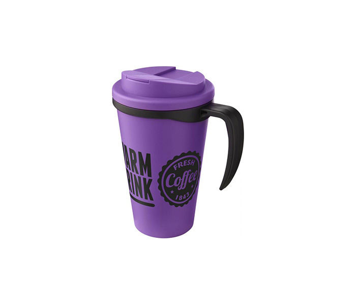 Purple Americano® Grande 250ml Mug with Spill-Proof Lid