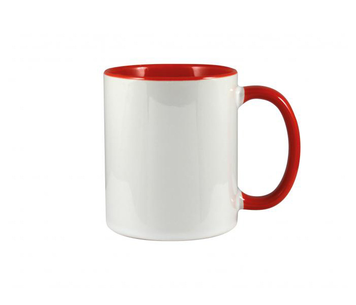 Red Durham Two Tone Duraglaze Full Colour Mug
