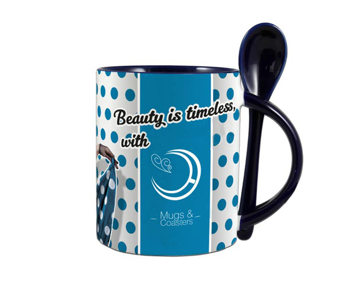 Spoon Two Tone Duraglaze Full Colour Mug