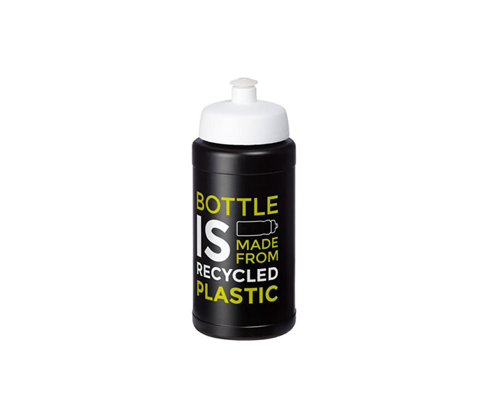White Baseline Plus® 500ml Recycled Sports Bottle