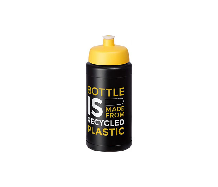 Yellow Baseline Plus® 500ml Recycled Sports Bottle